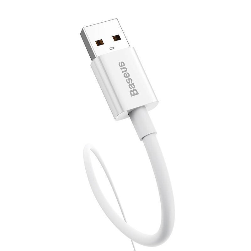 Baseus Superior Series Cable USB to USB-C, 100W, 1m (white) цена и информация | Mobiiltelefonide kaablid | hansapost.ee