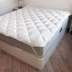 Защитный матрас Naturals Белый 180 кровать (180 x 190/200 cm) цена и информация | Простыни | hansapost.ee