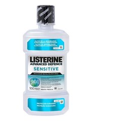 Suuvesi Sensitive Listerine (500 ml) hind ja info | Hambaharjad, hampapastad ja suuloputusvedelikud | hansapost.ee