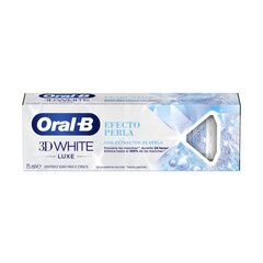 Valgendav hambapasta Oral-B 3D White Luxe Pärl (75 ml) hind ja info | Hambaharjad, hampapastad ja suuloputusvedelikud | hansapost.ee