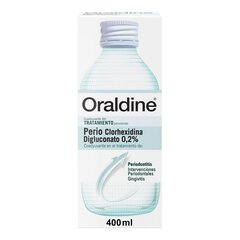Hambakatuvastane suuvesi Oraldine Perio Clorhexidina (400 ml) hind ja info | Hambaharjad, hampapastad ja suuloputusvedelikud | hansapost.ee