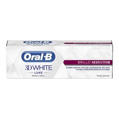Valgendav hambapasta Oral-B 3D White Luxe (75 ml) hind ja info | Hambaharjad, hampapastad ja suuloputusvedelikud | hansapost.ee
