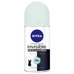 Rull-deodorant Black & White Invisible Fresh Nivea (50 ml) hind ja info | Deodorandid | hansapost.ee
