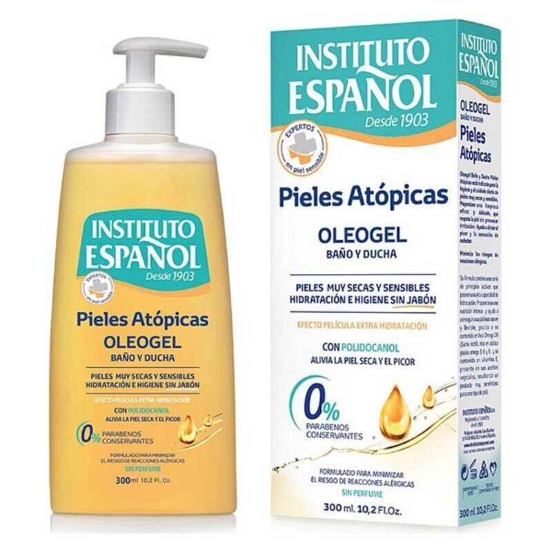 Dušigeel Pieles Atópicas Oleogel Instituto Español (300 ml) цена и информация | Dušigeelid, õlid | hansapost.ee