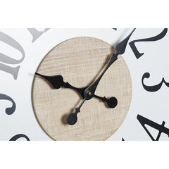 Настенное часы DKD Home Decor, чёрный MDF., белые (60 x 4.5 x 60 см) цена и информация | Часы | hansapost.ee