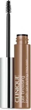 Kulmugeel Clinique Just Browsing Brush-On Styling Mousse 2 ml, 02 Light Brown hind ja info | Kulmupliiatsid, -puudrid ja -värvid | hansapost.ee