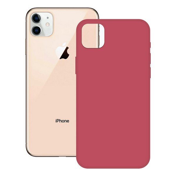 Ümbris iPhone 12 KSIX Soft Silicone: Värvus - Roosa hind ja info | Telefonide kaitsekaaned ja -ümbrised | hansapost.ee