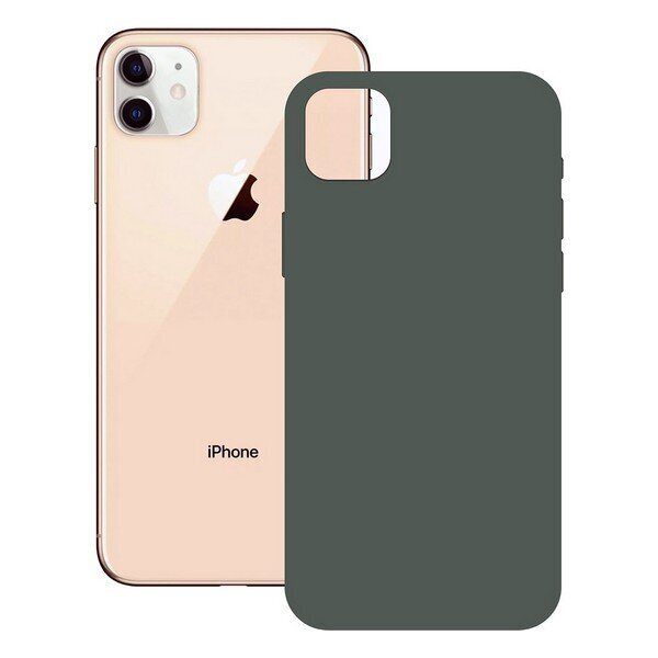 Ümbris iPhone 12 KSIX Soft Silicone: Värvus - Roheline цена и информация | Telefonide kaitsekaaned ja -ümbrised | hansapost.ee