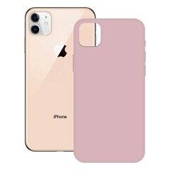 Ümbris iPhone 12 Pro Max KSIX Soft Silicone: Värvus - Roosa hind ja info | Telefonide kaitsekaaned ja -ümbrised | hansapost.ee