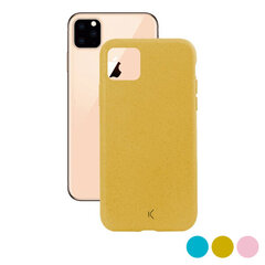 Чехол для мобильного телефона iPhone 11 Pro Max Ksix Eco-Friendly: Цвет - Жёлтый цена и информация | Чехлы для телефонов | hansapost.ee