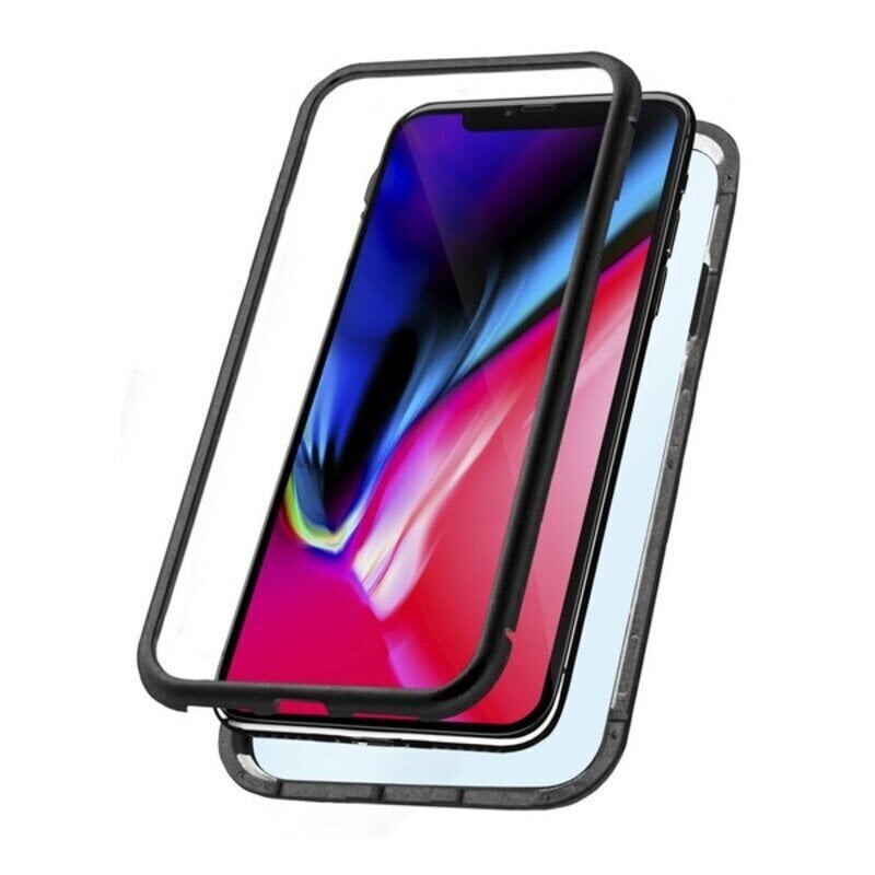 Ümbris iPhone XR KSIX Magnetic Must цена и информация | Telefonide kaitsekaaned ja -ümbrised | hansapost.ee