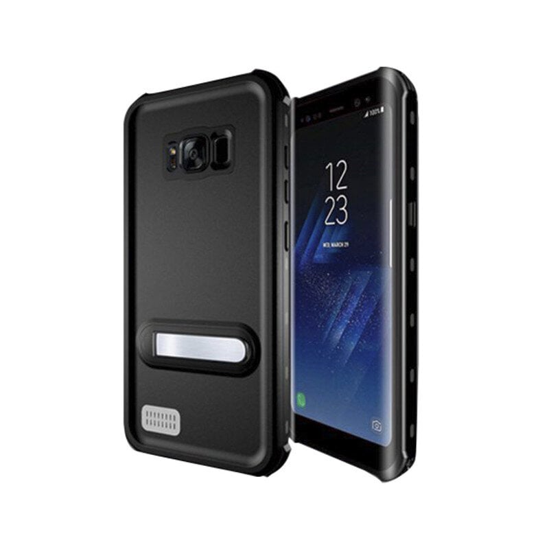 Veekindel Ümbris Samsung Galaxy S8+ KSIX Aqua Case Must Läbipaistev hind ja info | Telefonide kaitsekaaned ja -ümbrised | hansapost.ee