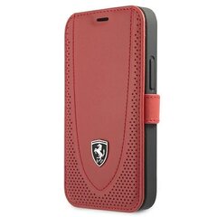 Ferrari FEOGOFLBKP12SRE iPhone 12 mini 5,4" punane Off Track Perforated hind ja info | Telefonide kaitsekaaned ja -ümbrised | hansapost.ee