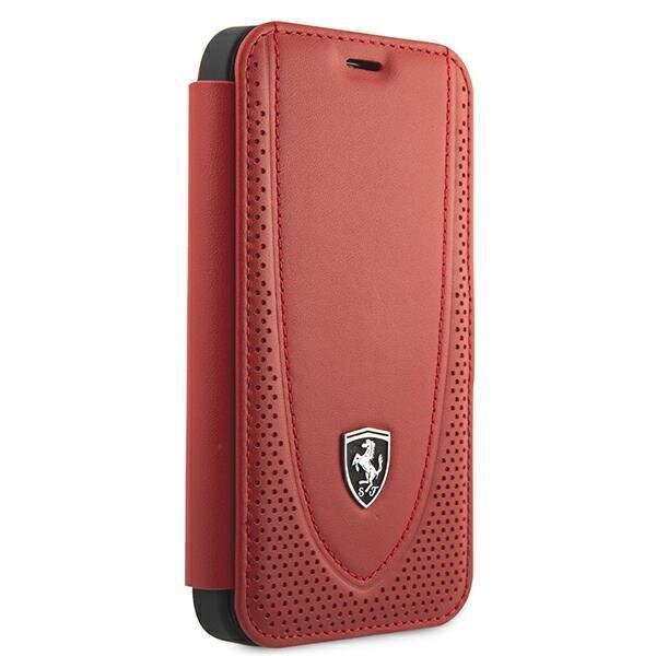 Ferrari FEOGOFLBKP12SRE iPhone 12 mini 5,4" punane Off Track Perforated цена и информация | Telefonide kaitsekaaned ja -ümbrised | hansapost.ee