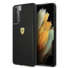 Ferrari FESPEHCS21MBK S21+ G996 czarny|black hardcase On Track Perforated цена и информация | Чехлы для телефонов | hansapost.ee