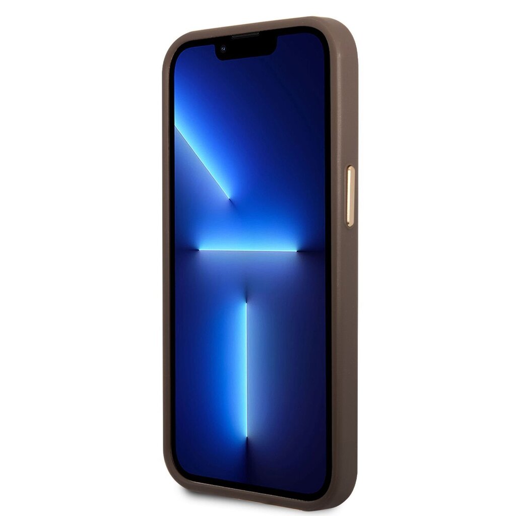 Guess PU 4G MagSafe ümbris iPhone 13 Pro Max jaoks, pruun цена и информация | Telefonide kaitsekaaned ja -ümbrised | hansapost.ee
