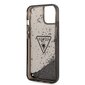 Guess PC/TPU Liquid Glitter Triangle Logo Case for iPhone 14 Plus Black цена и информация | Telefonide kaitsekaaned ja -ümbrised | hansapost.ee