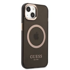 Guess Translucent MagSafe Compatible Case for iPhone 13 Black цена и информация | Чехлы для телефонов | hansapost.ee