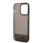 Guess PC/TPU Camera Outline Translucent Case for iPhone 14 Pro Max Black цена и информация | Telefonide kaitsekaaned ja -ümbrised | hansapost.ee