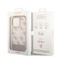 Guess PC/TPU Peony Glitter Script Logo Case for iPhone 14 Pro Pink hind ja info | Telefonide kaitsekaaned ja -ümbrised | hansapost.ee