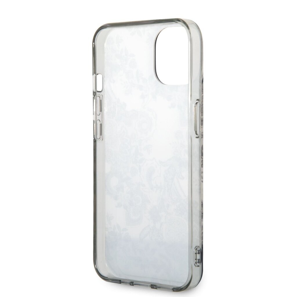 Guess PC/TPU Toile De Jouy Case for iPhone 14 Plus Grey hind ja info | Telefonide kaitsekaaned ja -ümbrised | hansapost.ee