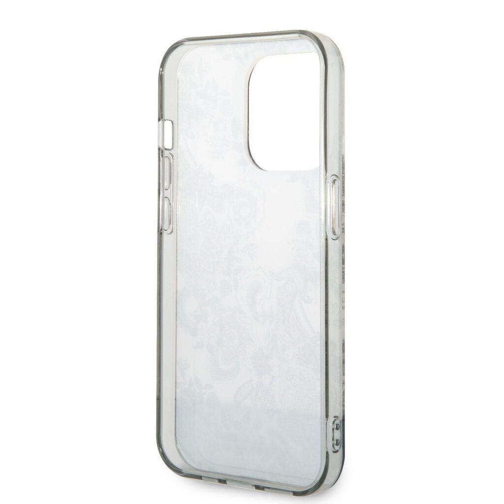 Guess PC/TPU Toile De Jouy Case for iPhone 14 Pro Grey hind ja info | Telefonide kaitsekaaned ja -ümbrised | hansapost.ee