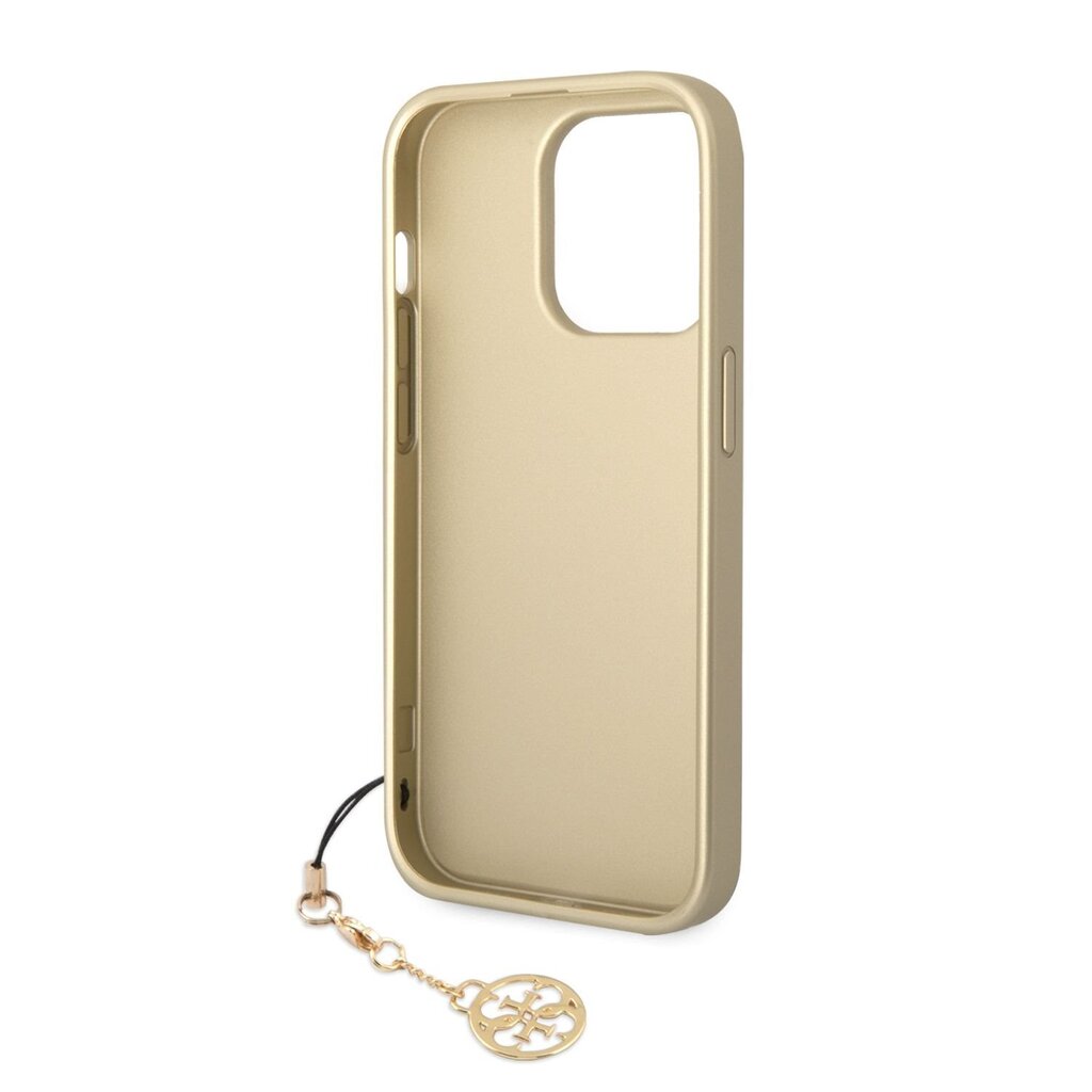Guess 4G Charms Case for iPhone 14 Pro Brown hind ja info | Telefonide kaitsekaaned ja -ümbrised | hansapost.ee