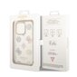 Guess PC/TPU Peony Glitter Case for iPhone 14 Pro White hind ja info | Telefonide kaitsekaaned ja -ümbrised | hansapost.ee