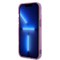 Guess PC/TPU Jungle Case for iPhone 14 Pink hind ja info | Telefonide kaitsekaaned ja -ümbrised | hansapost.ee
