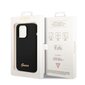 Guess Liquid Silicone Metal Logo Case for iPhone 14 Pro Black hind ja info | Telefonide kaitsekaaned ja -ümbrised | hansapost.ee