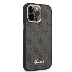 Guess PC/TPU 4G Metal Camera Outline Case for iPhone 14 Pro Black hind ja info | Telefonide kaitsekaaned ja -ümbrised | hansapost.ee