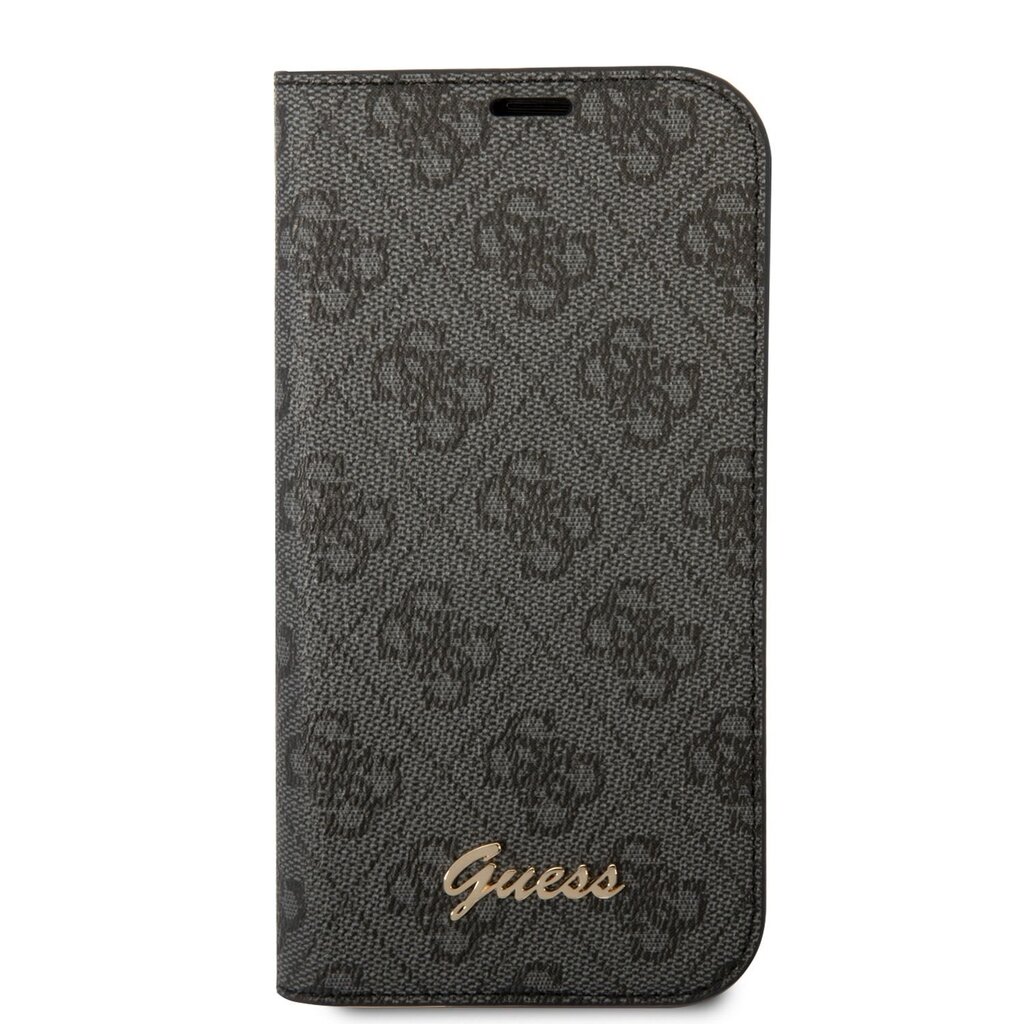 Guess PC/TPU 4G Metal Camera Outline Book Case for iPhone 14 Black цена и информация | Telefonide kaitsekaaned ja -ümbrised | hansapost.ee