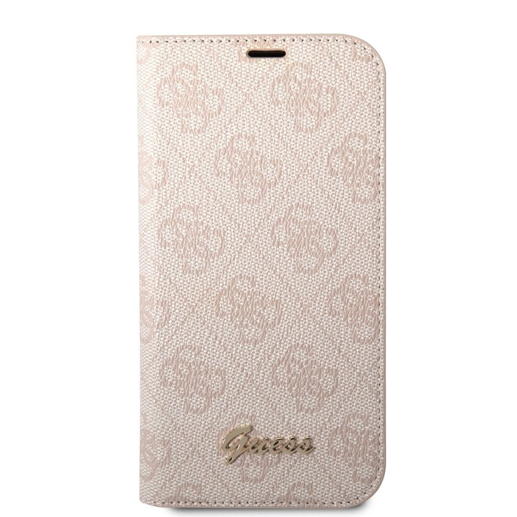 Guess PC/TPU 4G Metal Camera Outline Book Case for iPhone 14 Pink цена и информация | Telefonide kaitsekaaned ja -ümbrised | hansapost.ee