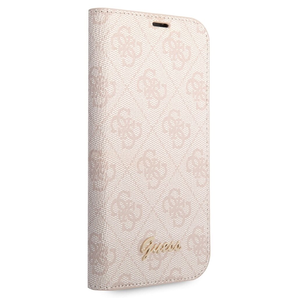 Guess PC/TPU 4G Metal Camera Outline Book Case for iPhone 14 Pink цена и информация | Telefonide kaitsekaaned ja -ümbrised | hansapost.ee