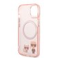 Karl Lagerfeld MagSafe Compatible Case Karl and Choupette for iPhone 14 Plus Pink hind ja info | Telefonide kaitsekaaned ja -ümbrised | hansapost.ee