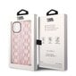 Karl Lagerfeld Monogram Vertical Stripe Case for iPhone 14 Pink hind ja info | Telefonide kaitsekaaned ja -ümbrised | hansapost.ee