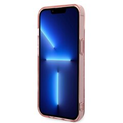 Karl Lagerfeld Monogram Vertical Stripe Case for iPhone 14 Pink hind ja info | Telefonide kaitsekaaned ja -ümbrised | hansapost.ee