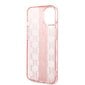 Karl Lagerfeld Monogram Vertical Stripe Case for iPhone 14 Pink hind ja info | Telefonide kaitsekaaned ja -ümbrised | hansapost.ee