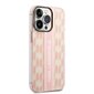 Karl Lagerfeld Monogram Vertical Stripe Case for iPhone 14 Pro Pink цена и информация | Telefonide kaitsekaaned ja -ümbrised | hansapost.ee