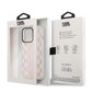 Karl Lagerfeld Monogram Vertical Stripe Case for iPhone 14 Pro Pink hind ja info | Telefonide kaitsekaaned ja -ümbrised | hansapost.ee