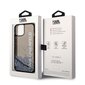 Karl Lagerfeld Translucent Liquid Glitter Case for iPhone 14 Black hind ja info | Telefonide kaitsekaaned ja -ümbrised | hansapost.ee