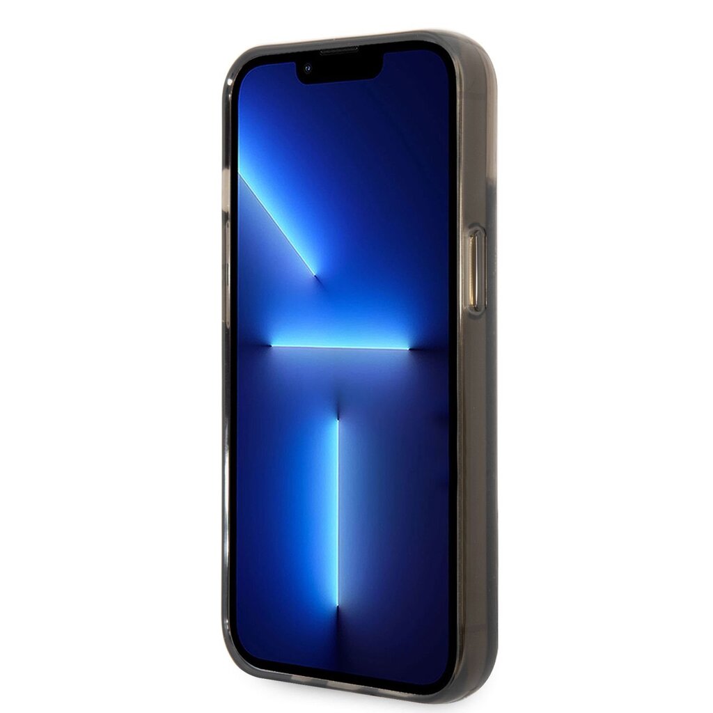 Karl Lagerfeld Translucent Liquid Glitter Case for iPhone 14 Black hind ja info | Telefonide kaitsekaaned ja -ümbrised | hansapost.ee