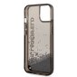 Karl Lagerfeld Translucent Liquid Glitter Case for iPhone 14 Black hind ja info | Telefonide kaitsekaaned ja -ümbrised | hansapost.ee