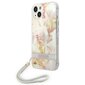 Telefoniümbris GUESS Flower Strap Hardcase - iPhone 14 Plus, lilla hind ja info | Telefonide kaitsekaaned ja -ümbrised | hansapost.ee