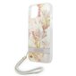 Telefoniümbris GUESS Flower Strap Hardcase - iPhone 14 Plus, lilla цена и информация | Telefonide kaitsekaaned ja -ümbrised | hansapost.ee