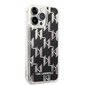 Karl Lagerfeld Monogram Liquid Glitter Case for iPhone 14 Pro Max Black цена и информация | Telefonide kaitsekaaned ja -ümbrised | hansapost.ee