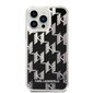 Karl Lagerfeld Monogram Liquid Glitter Case for iPhone 14 Pro Max Black hind ja info | Telefonide kaitsekaaned ja -ümbrised | hansapost.ee