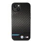 BMW M PU Carbon Blue Line Case for iPhone 14 Plus Black hind ja info | Telefonide kaitsekaaned ja -ümbrised | hansapost.ee