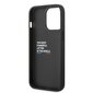 BMW M PU Carbon Blue Line Case for iPhone 14 Pro Max Black цена и информация | Telefonide kaitsekaaned ja -ümbrised | hansapost.ee