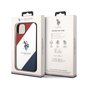 U.S. Polo PU Leather Double Horse Case for iPhone 14 Plus Red/White/Navy hind ja info | Telefonide kaitsekaaned ja -ümbrised | hansapost.ee